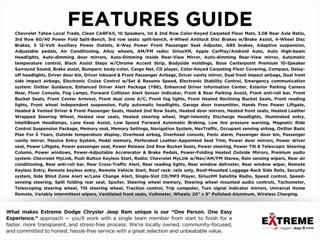 2017 Chevrolet Tahoe Premier 2017 Chevrolet Tahoe Premier