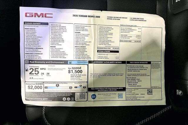 2026 GMC Terrain AWD Denali