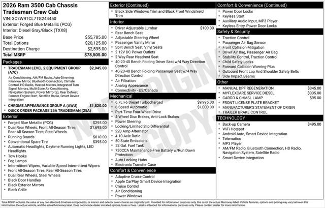 2026 Ram 3500 Tradesman/Big Horn