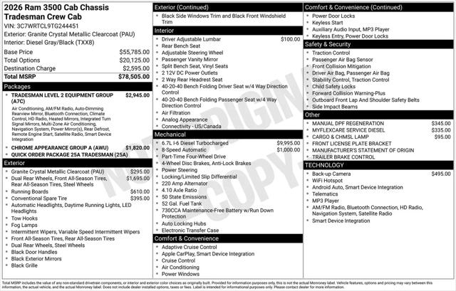 2026 Ram 3500 Tradesman/Big Horn