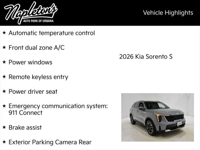 2026 Kia Sorento S