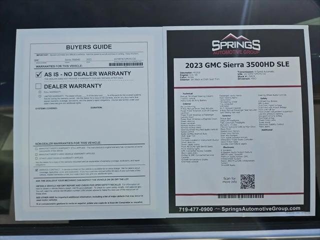 2023 GMC Sierra 3500HD SLE
