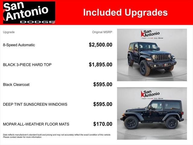 2026 Jeep Wrangler 2-Door Sport 4x4