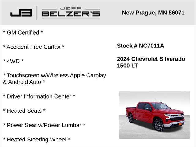 2024 Chevrolet Silverado 1500 4WD Crew Cab Short Bed LT with 2FL