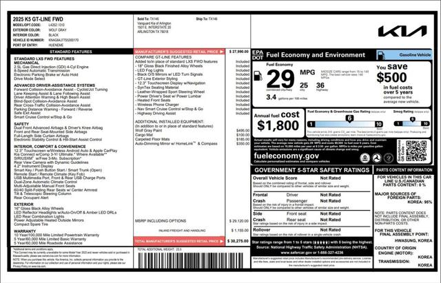 2025 Kia K5 GT-Line 2025 Kia K5 GT-Line