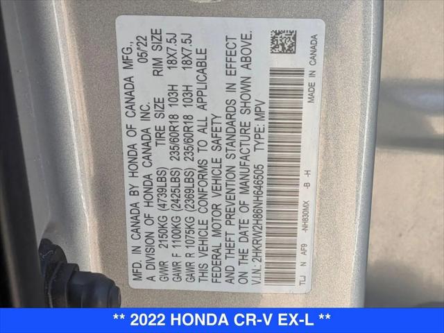 2022 Honda CR-V AWD EX-L