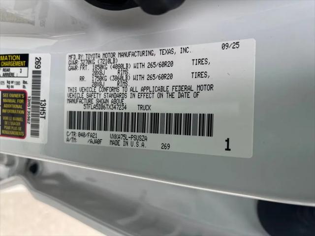 2026 Toyota Tundra SR5 CrewMax 5.5' Bed
