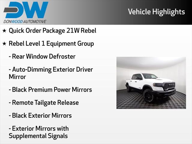 2026 RAM Ram 1500 RAM 1500 REBEL CREW CAB 4X4 57 BOX