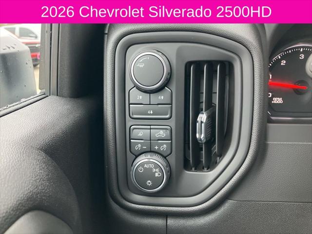 2026 Chevrolet Silverado 2500HD Crew Cab, Standard Bed, WT, 4WD