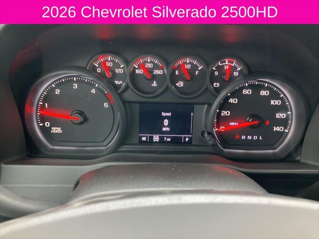 2026 Chevrolet Silverado 2500HD Crew Cab, Standard Bed, WT, 4WD