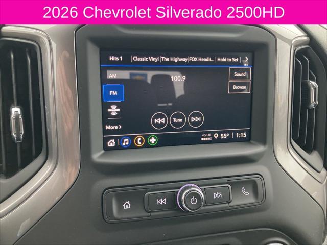 2026 Chevrolet Silverado 2500HD Crew Cab, Standard Bed, WT, 4WD