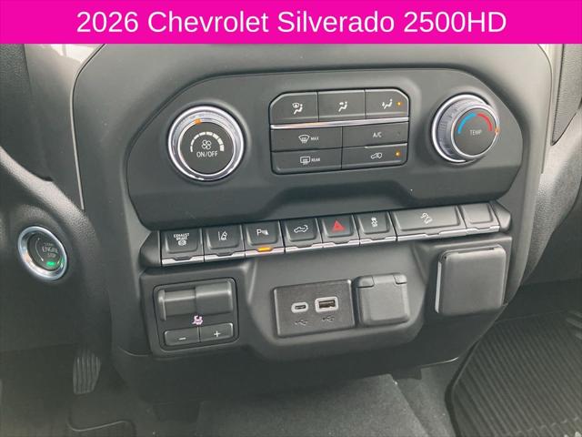 2026 Chevrolet Silverado 2500HD Crew Cab, Standard Bed, WT, 4WD
