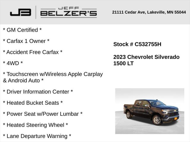 2023 Chevrolet Silverado 1500 4WD Crew Cab Standard Bed LT