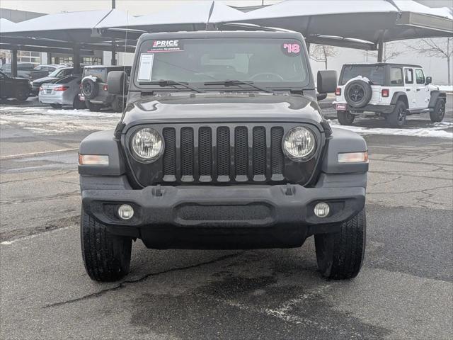 2018 Jeep Wrangler Sport S 4x4