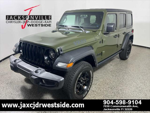 2021 Jeep Wrangler Unlimited Willys 4x4 2021 Jeep Wrangler Unlimited Willys 4x4
