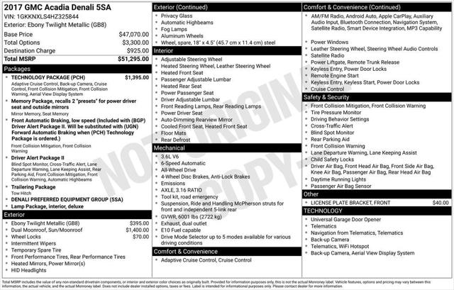 2017 GMC Acadia Denali