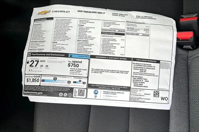 2026 Chevrolet TrailBlazer AWD LT