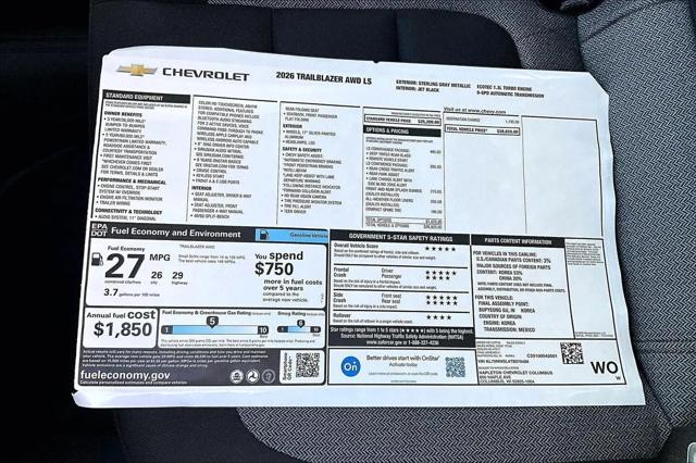 2026 Chevrolet TrailBlazer AWD LS