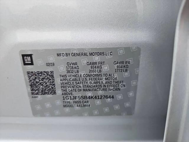 2019 Chevrolet Sonic Premier Auto