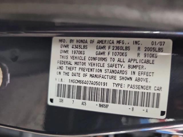 2007 Honda Accord 3.0 SE
