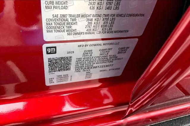 2026 GMC Sierra 1500 Crew Cab, Short Bed, AT4, 4WD