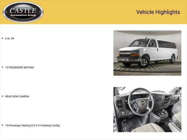 2025 Chevrolet Express Passenger RWD 3500 Extended Wheelbase LT