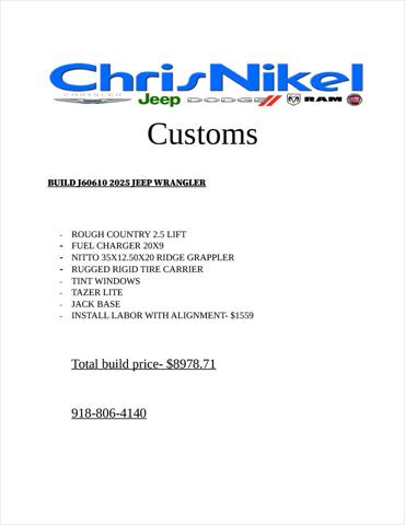2026 Jeep Wrangler 4-Door Sport 4x4
