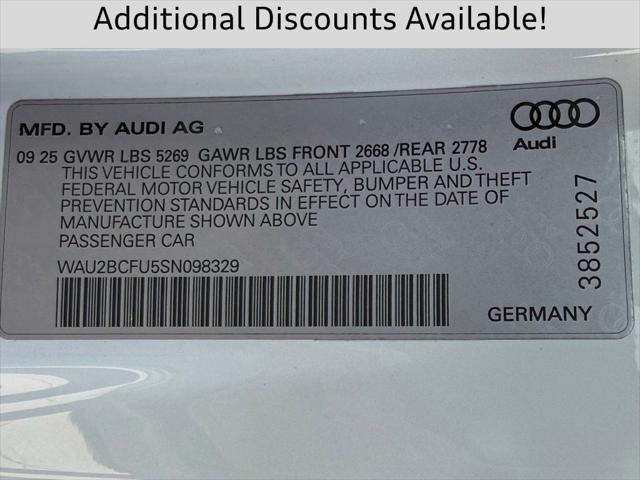 2025 Audi A5 Premium Plus TFSI quattro S tronic