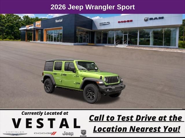 2026 Jeep Wrangler 4-Door Sport 4x4 for sale in Vestal, NY