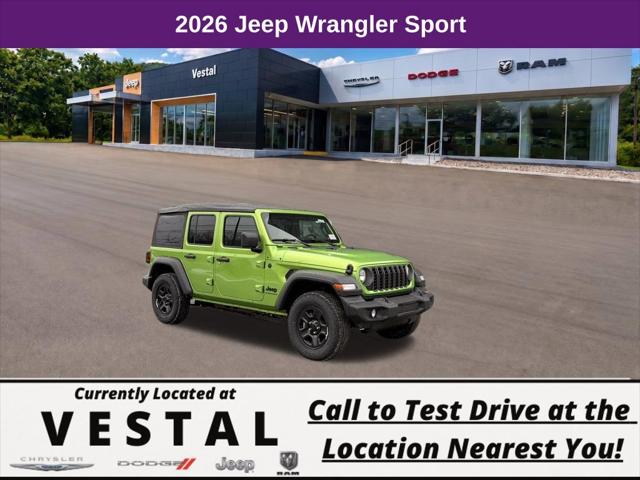 2026 Jeep Wrangler 4-Door Sport 4x4 for sale in Vestal, NY