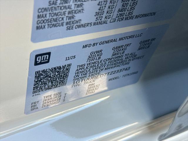 2026 GMC Sierra 1500 Crew Cab, Short Bed, SLE, 4WD