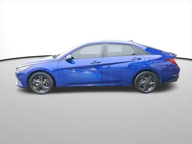 2021 Hyundai Elantra Hybrid Blue 2021 Hyundai Elantra Hybrid Blue