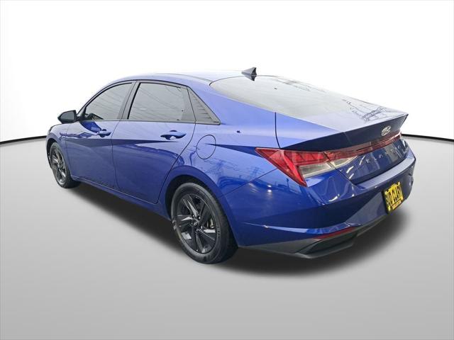 2021 Hyundai Elantra Hybrid Blue 2021 Hyundai Elantra Hybrid Blue