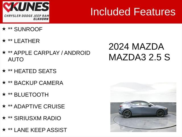 2024 Mazda Mazda3 Hatchback 2.5 S Carbon Edition 2024 Mazda Mazda3 Hatchback 2.5 S Carbon Edition