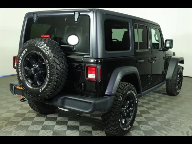 2021 Jeep Wrangler Unlimited Willys 4x4 2021 Jeep Wrangler Unlimited Willys 4x4