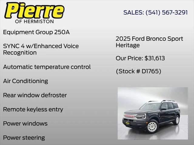 2025 Ford Bronco Sport Heritage