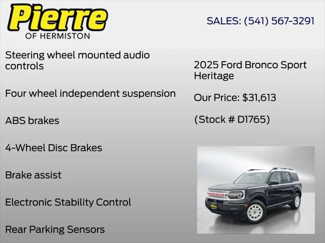2025 Ford Bronco Sport Heritage