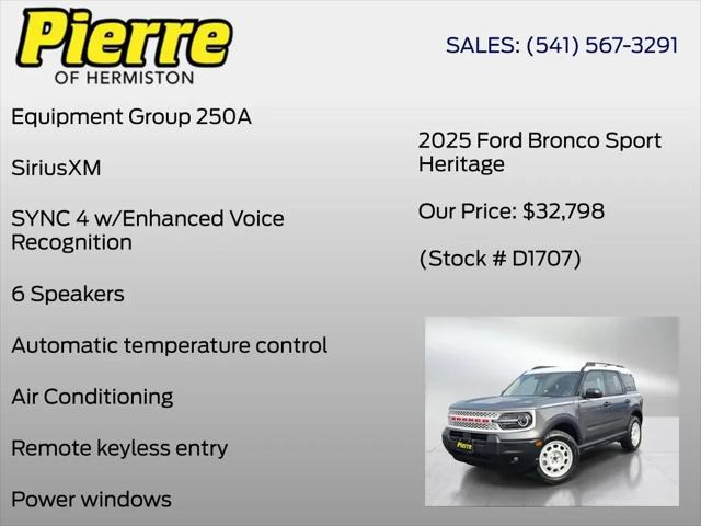 2025 Ford Bronco Sport Heritage