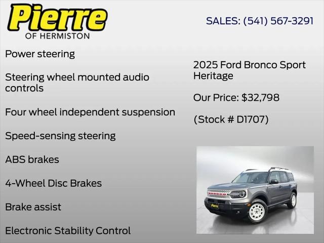2025 Ford Bronco Sport Heritage