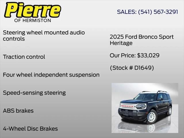 2025 Ford Bronco Sport Heritage