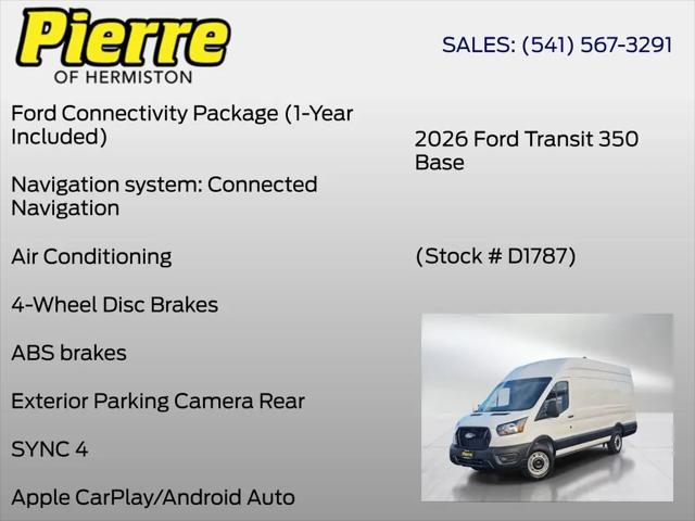 2026 Ford Transit Cargo Van T-350