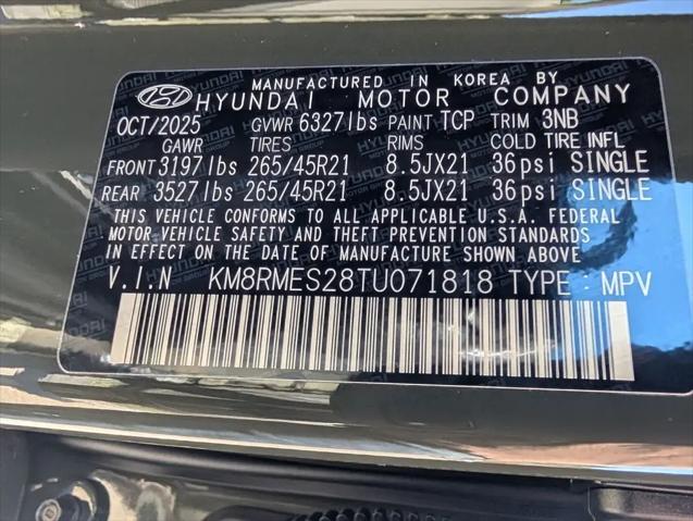2026 Hyundai Palisade Calligraphy