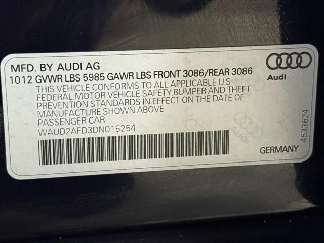2013 Audi S8 4.0T
