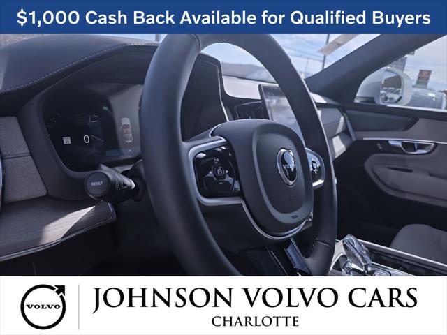 2026 Volvo XC90 Plus, B6 AWD Gas (mild hybrid), Gasoline, Bright, 7 Seats
