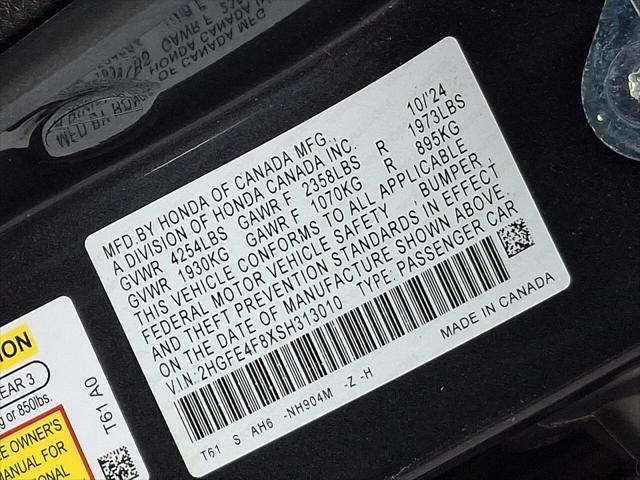 2025 Honda Civic Sport Touring