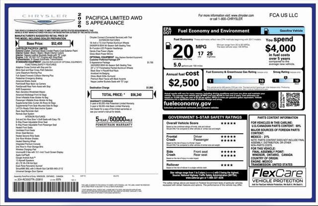 2026 Chrysler Pacifica PACIFICA LIMITED AWD