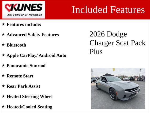 2026 Dodge Charger CHARGER SCAT PACK PLUS 2-DOOR AWD 2026 Dodge Charger CHARGER SCAT PACK PLUS 2-DOOR AWD