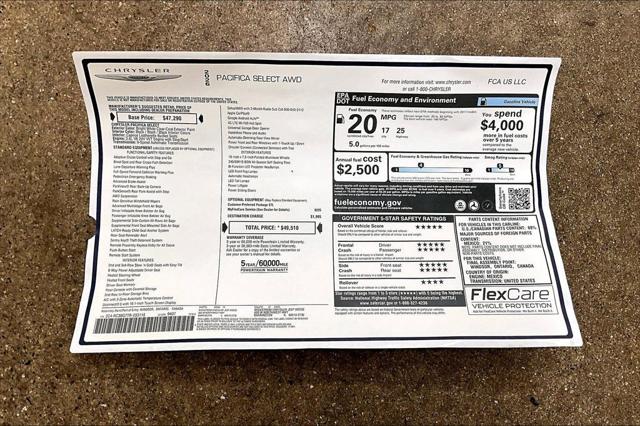2026 Chrysler Pacifica Select AWD