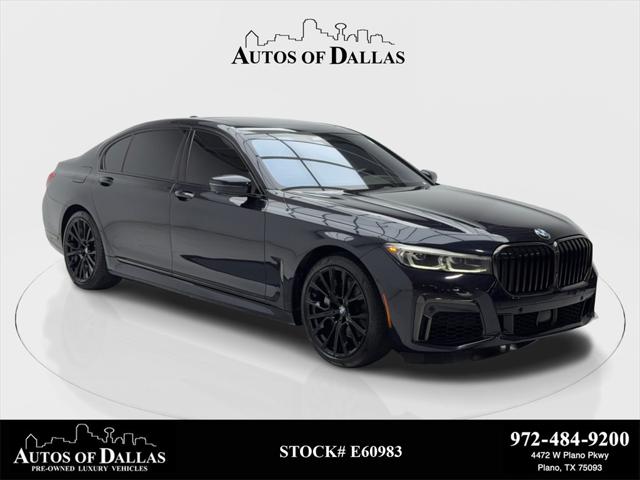 2021 BMW 740i 740i M SPORT,NAV,CAM,PANO,CLMT STS,HEADS UP,20 WL