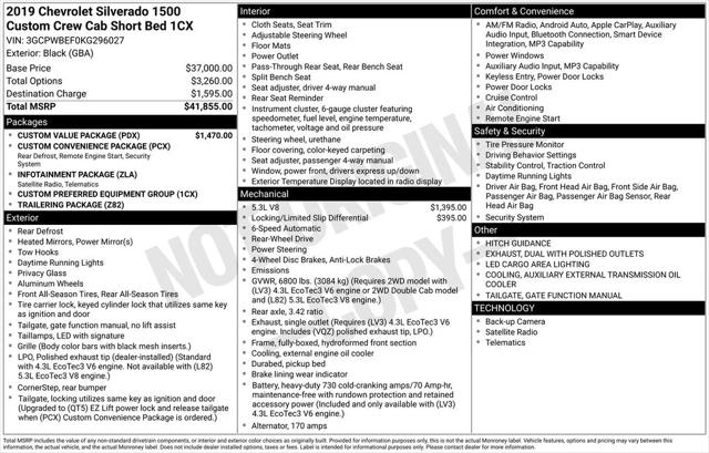 2019 Chevrolet Silverado 1500 Custom 2019 Chevrolet Silverado 1500 Custom